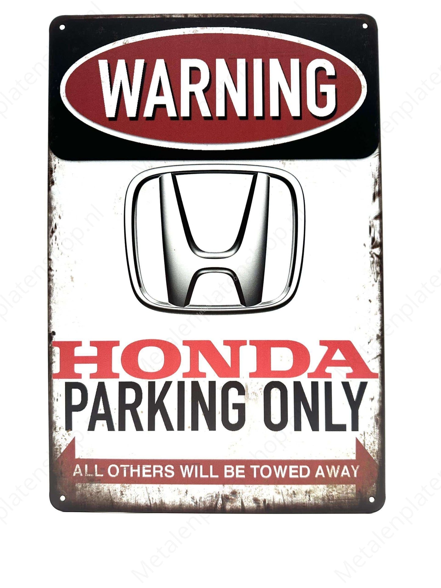Warning Honda Parking Only