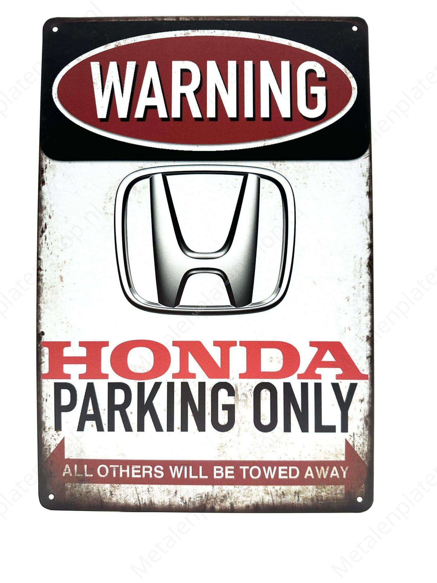 Warning Honda Parking Only