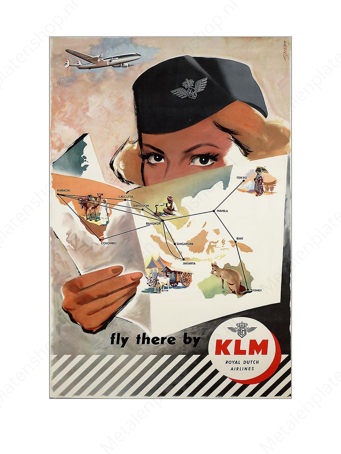 fly here by KLM - Nostalgisch