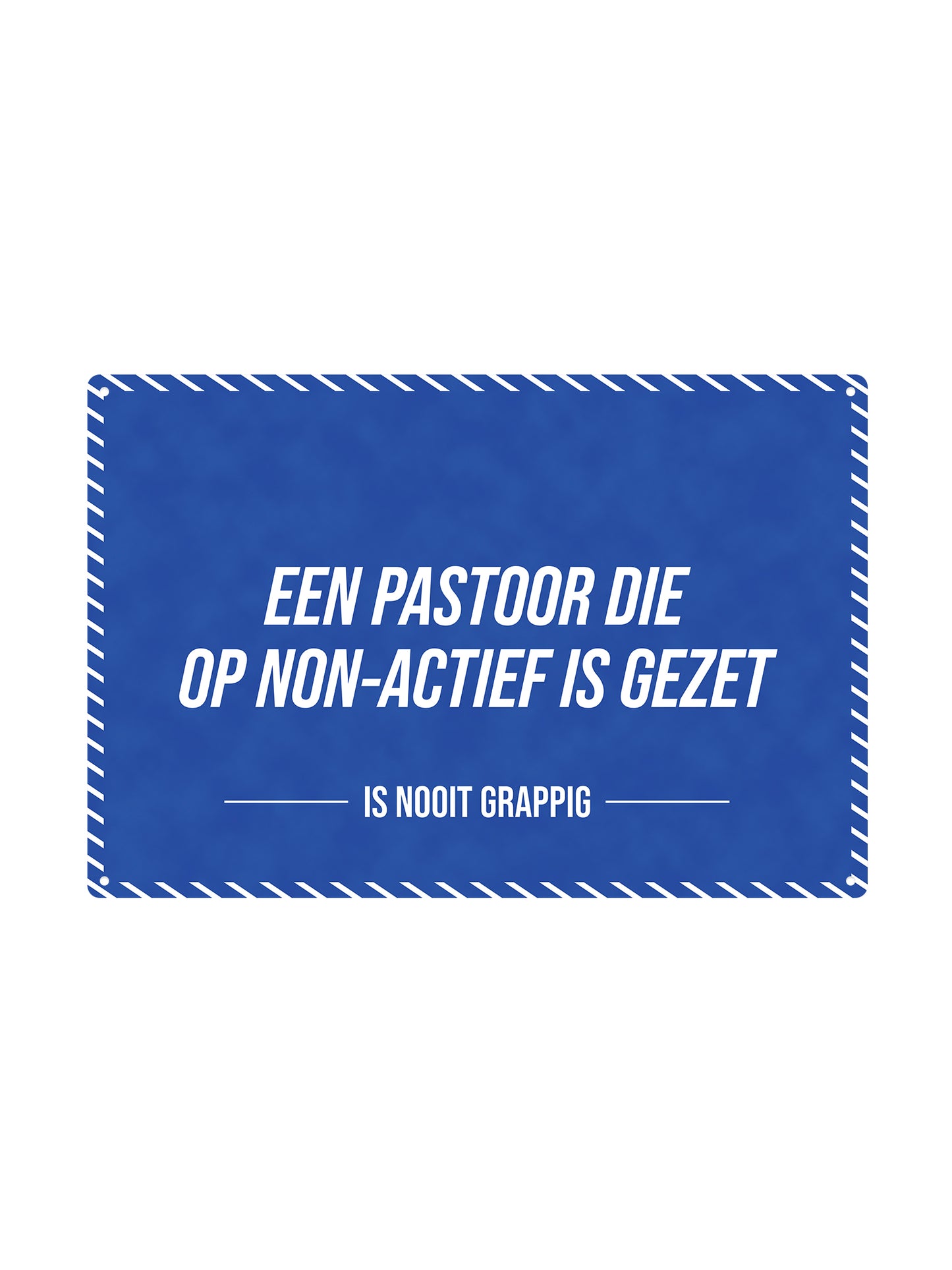 Een pastoor die op non-actief is gezet - Is Nooit Grappig
