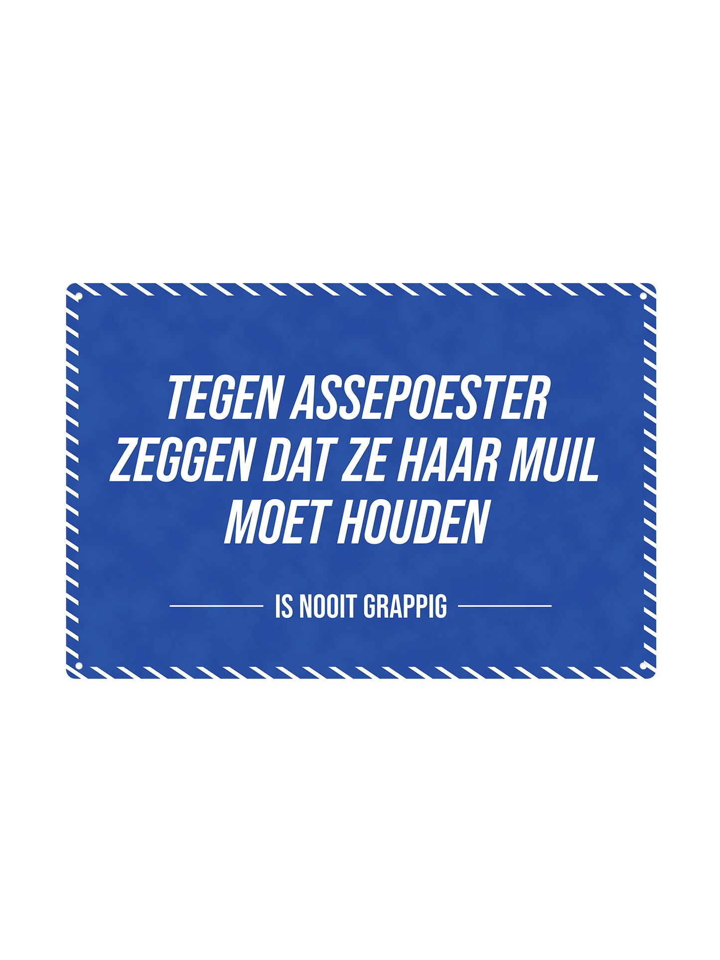 Tegen Assepoester zeggen dat ze haar muil moet houden - Is Nooit Grappig