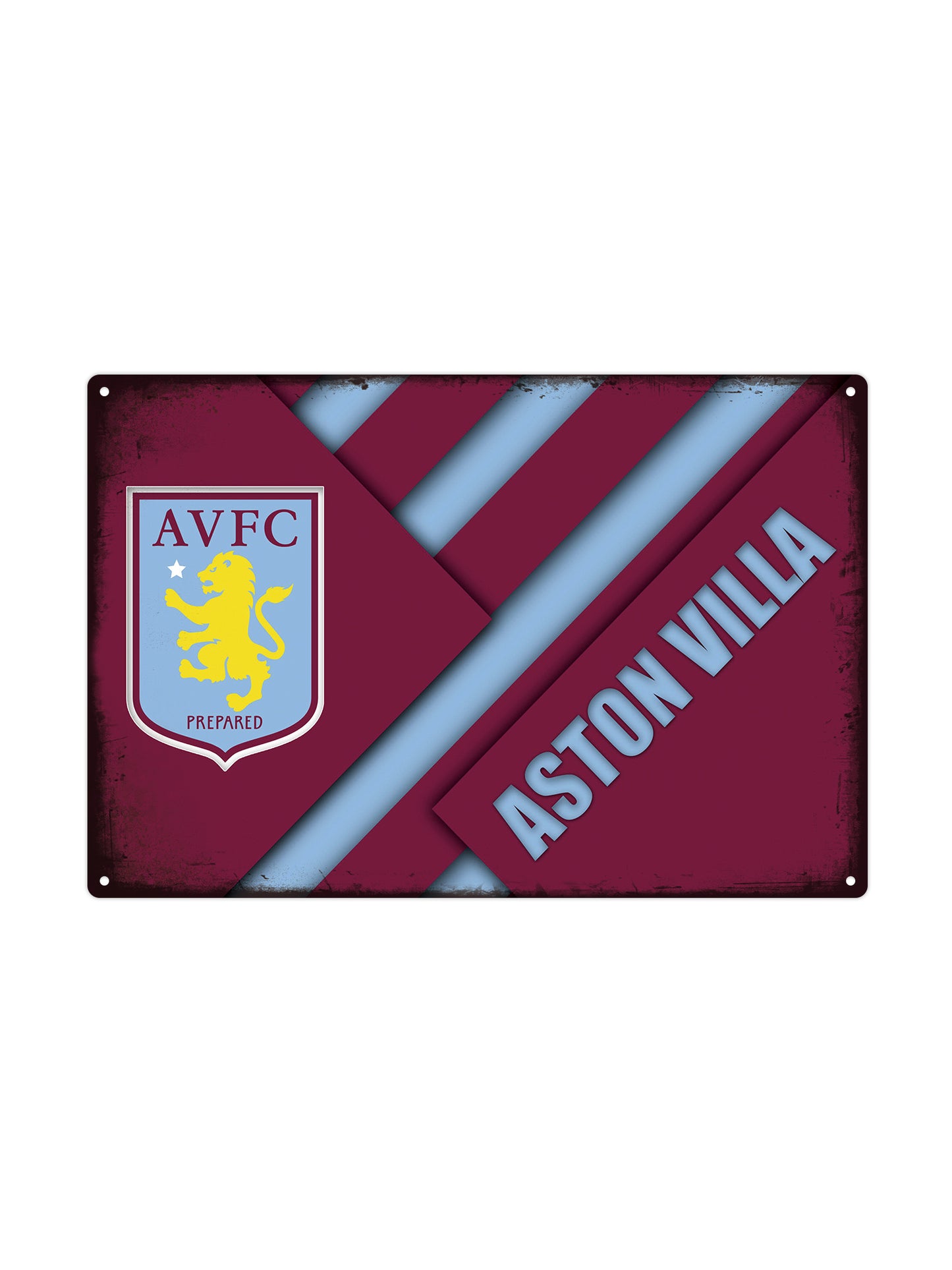 AVFC - Aston Villa - Metalen Wandbord