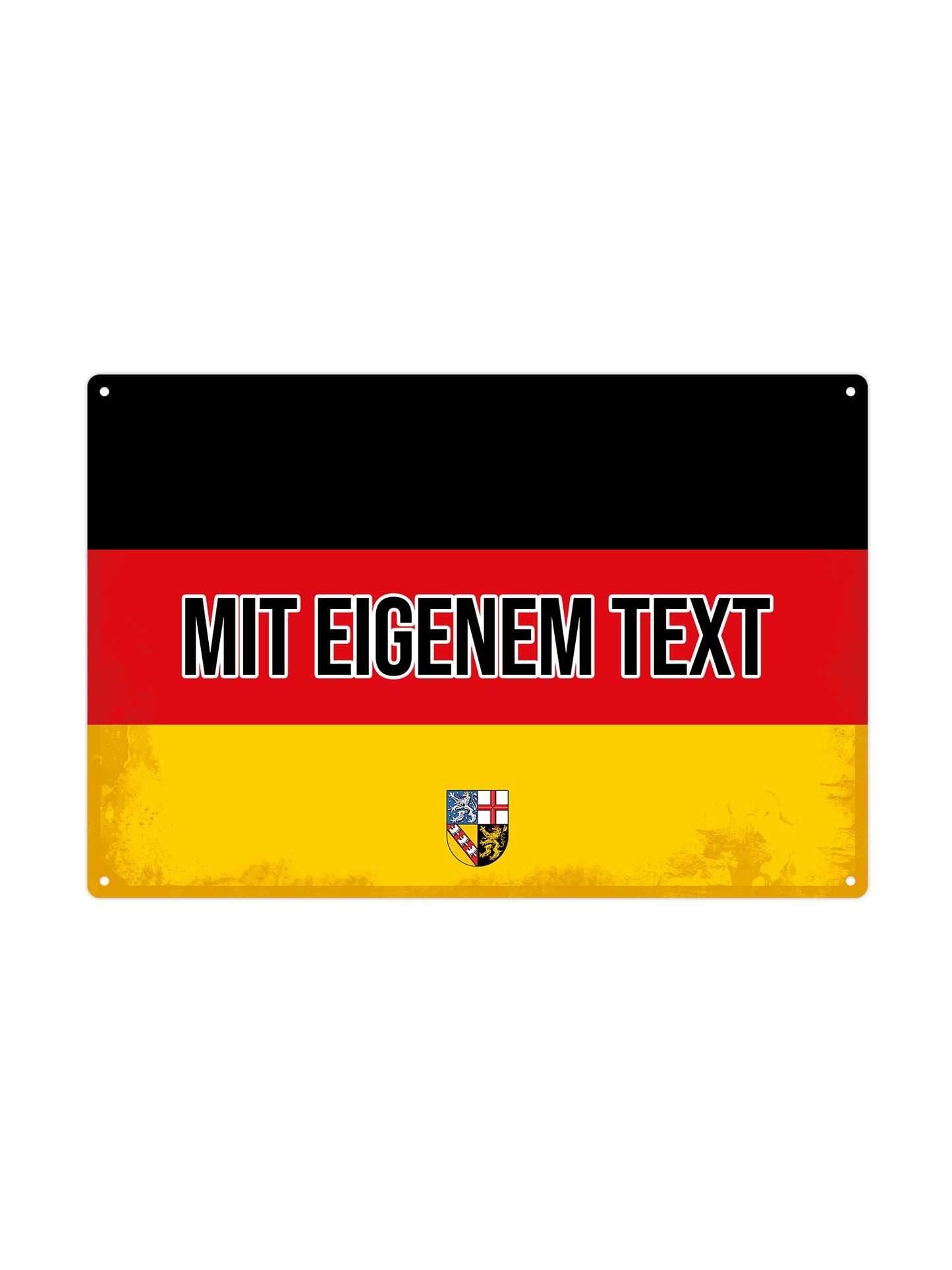 Saarland - Mit eigenem Text