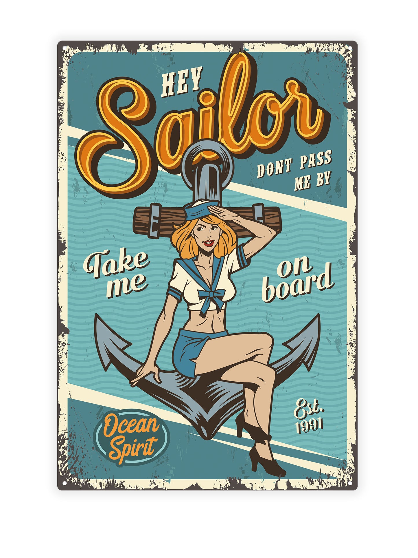 Sailor pin up girl