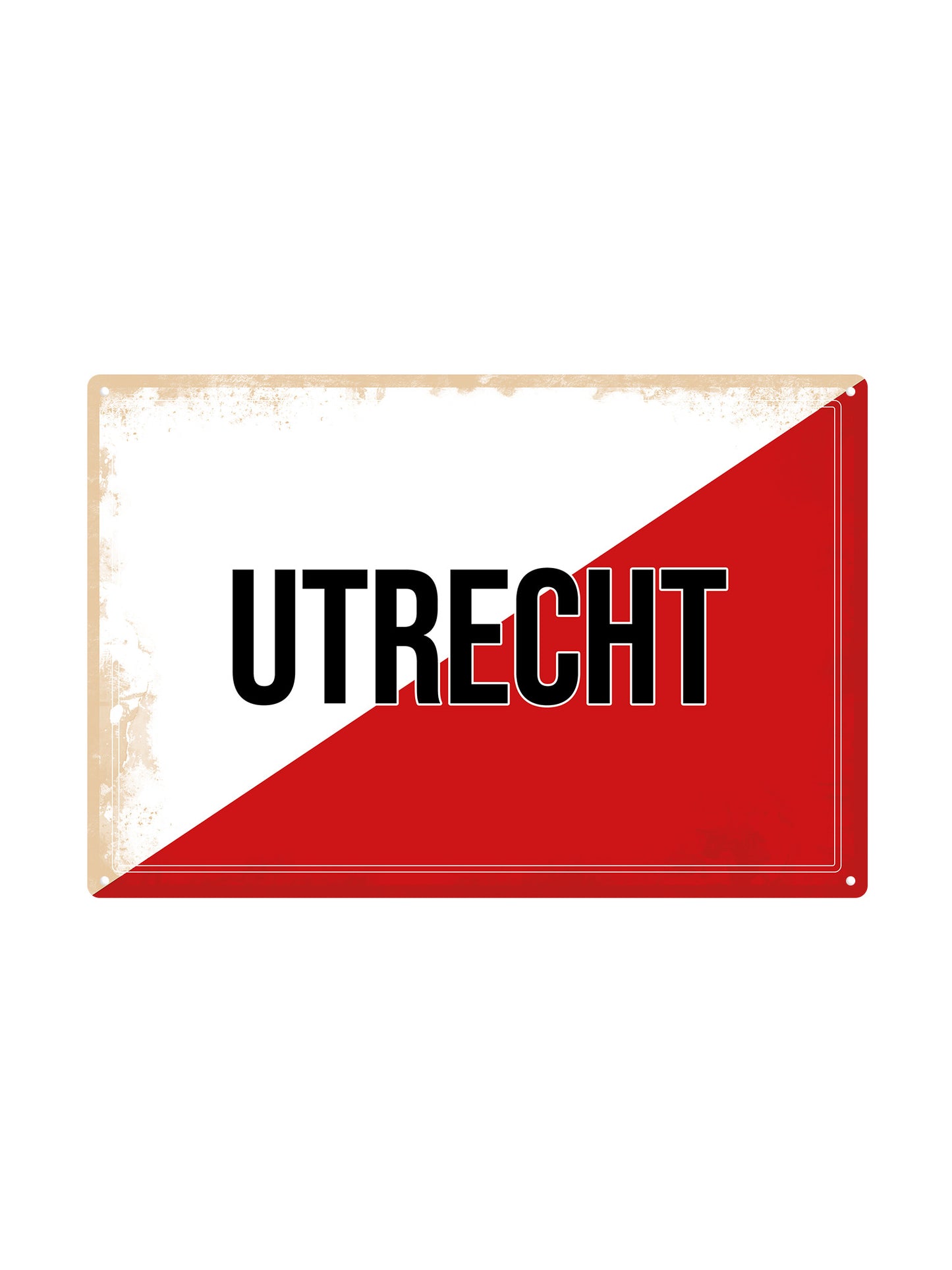 Metal Wall Sign - FC Utrecht - Haller 91 Shirt