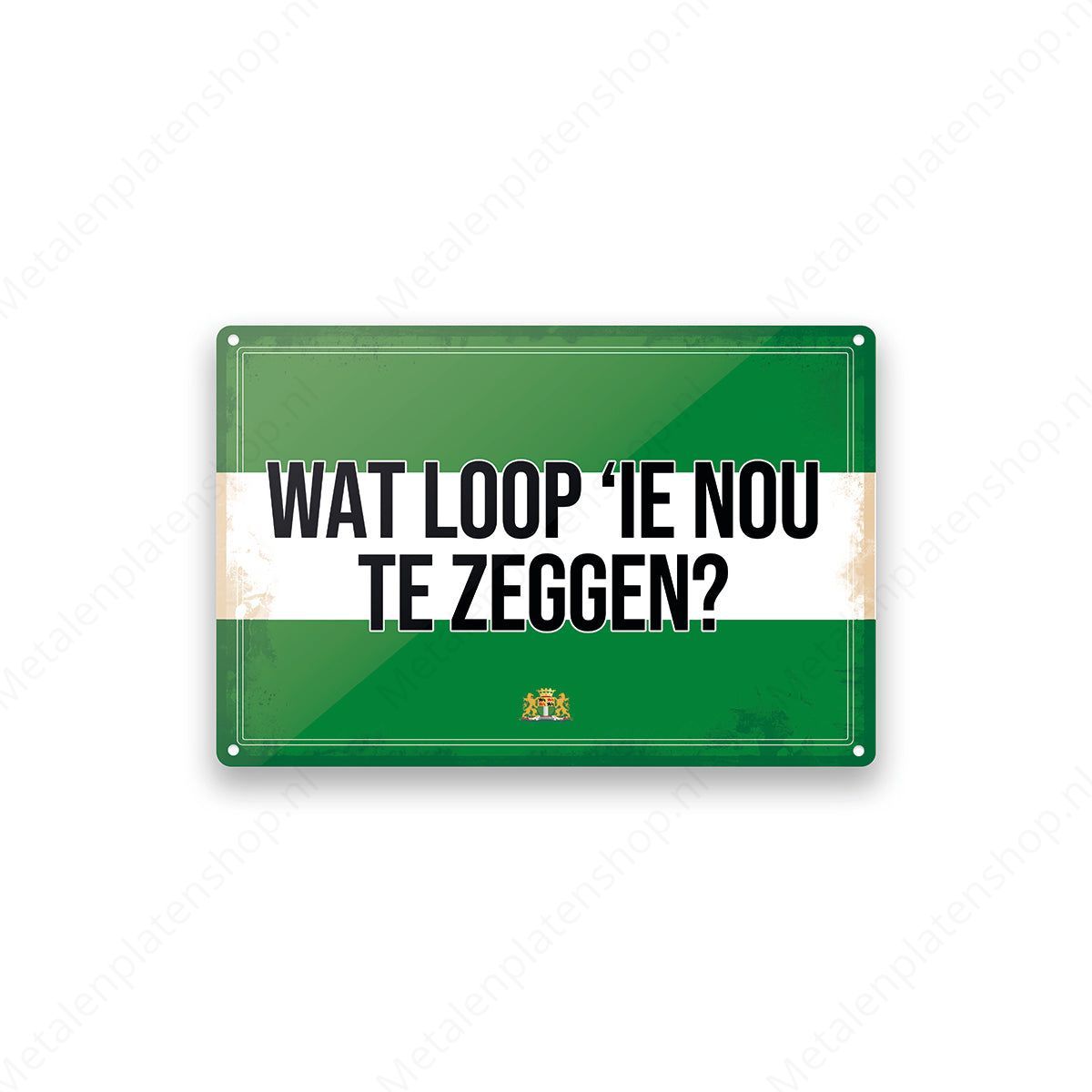 Metal Wall Sign - FC Utrecht - Haller 91 Shirt