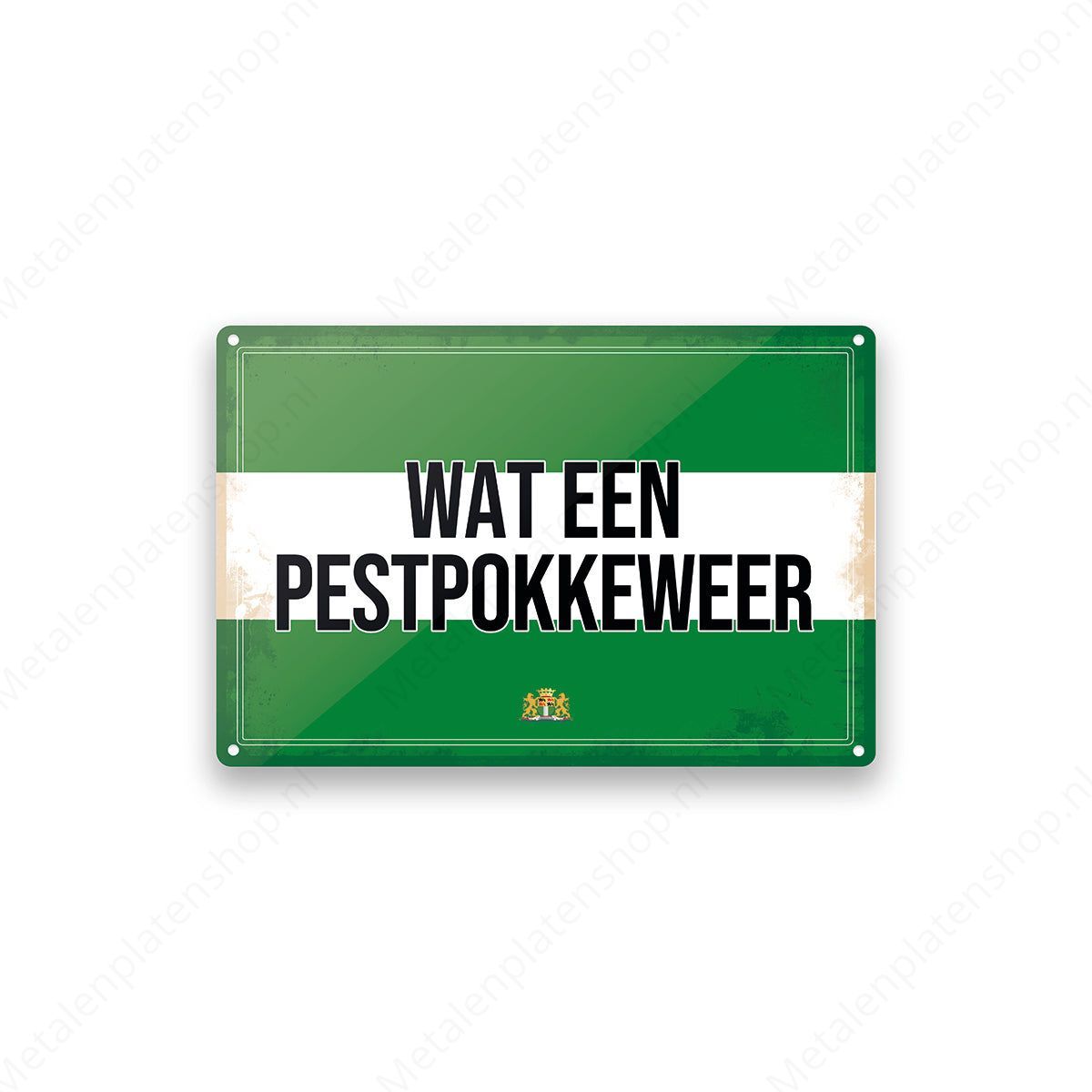 Metal Wall Sign - FC Utrecht - Haller 91 Shirt