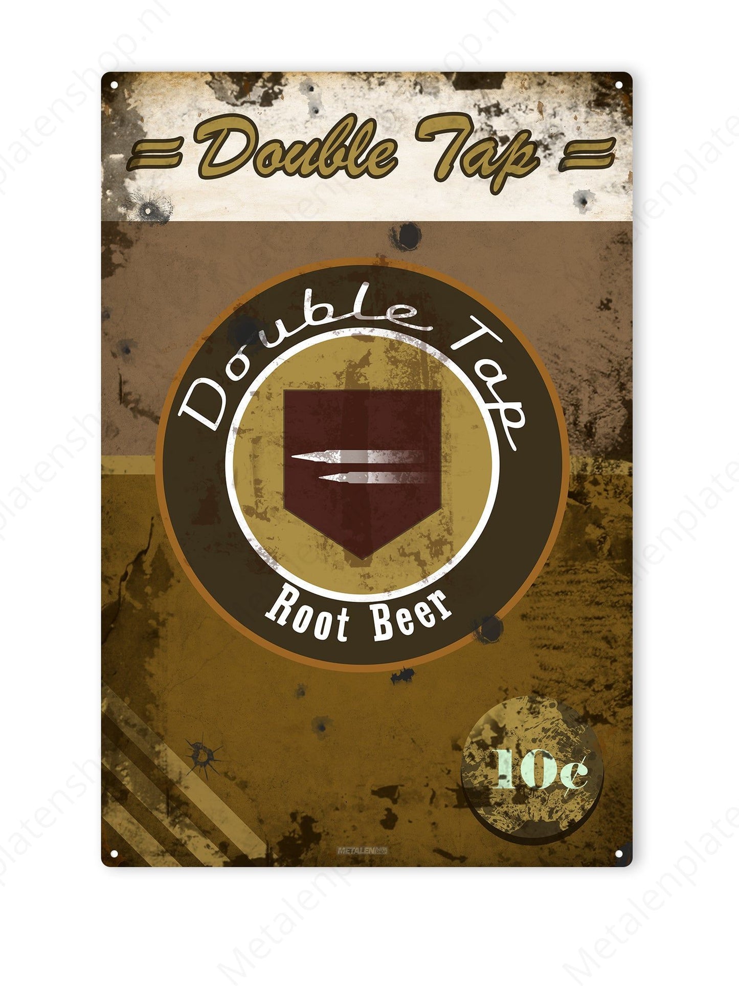 Call of Duty - Double Tap - Metal Wall Sign
