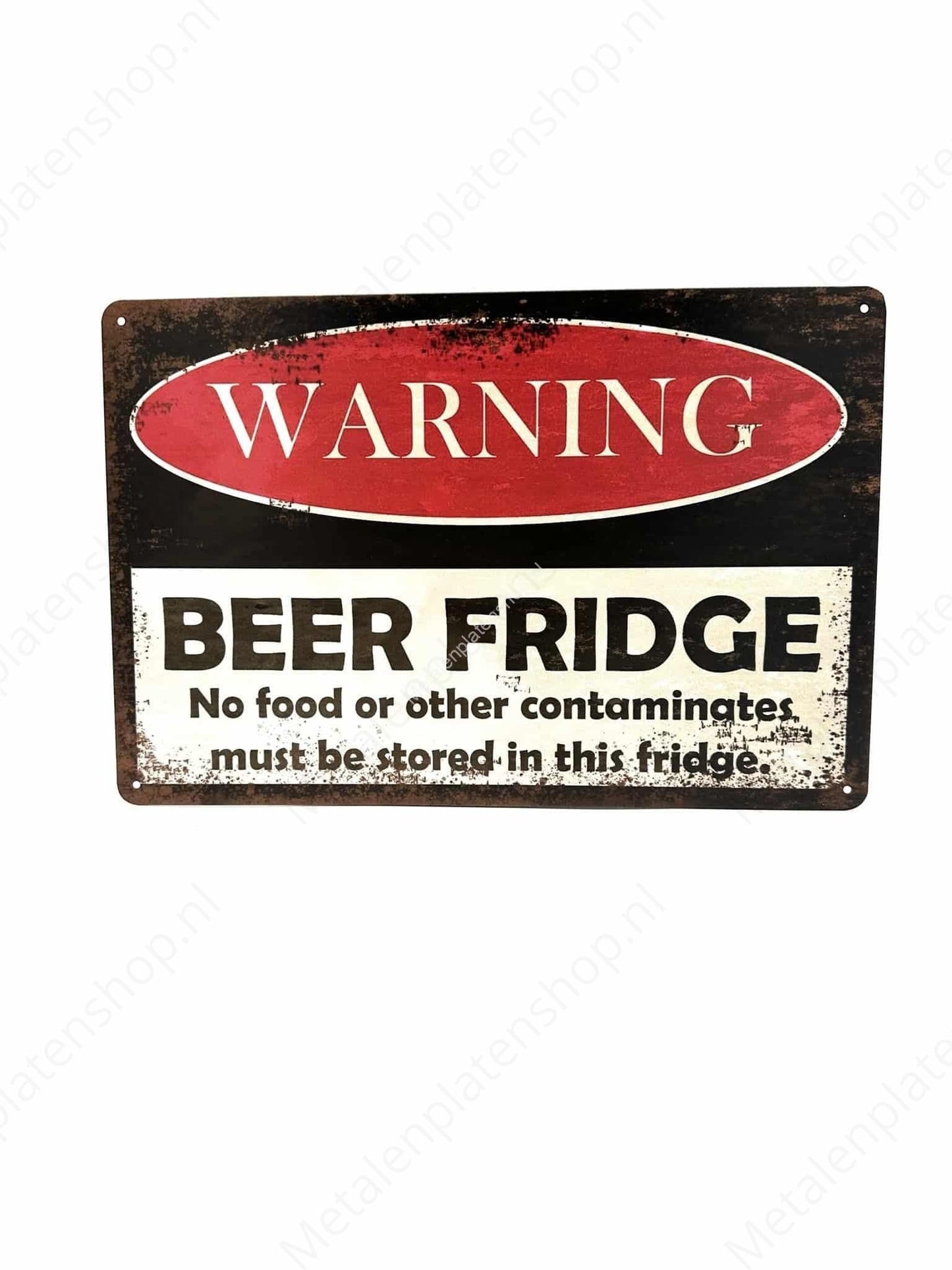 Warning Beer Fridge