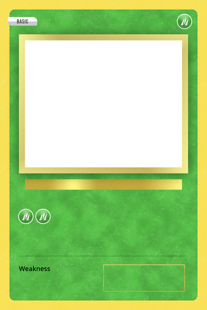 Pokemon Karte - Mit eigenem Text &amp; Foto - Metall Wandschild