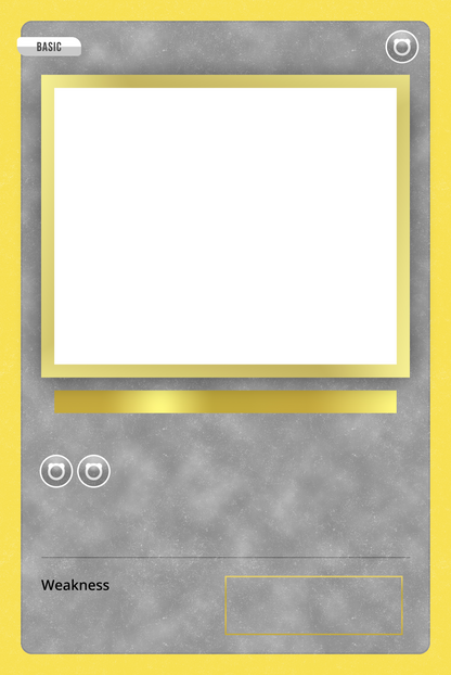 Pokemon Karte - Mit eigenem Text &amp; Foto - Metall Wandschild