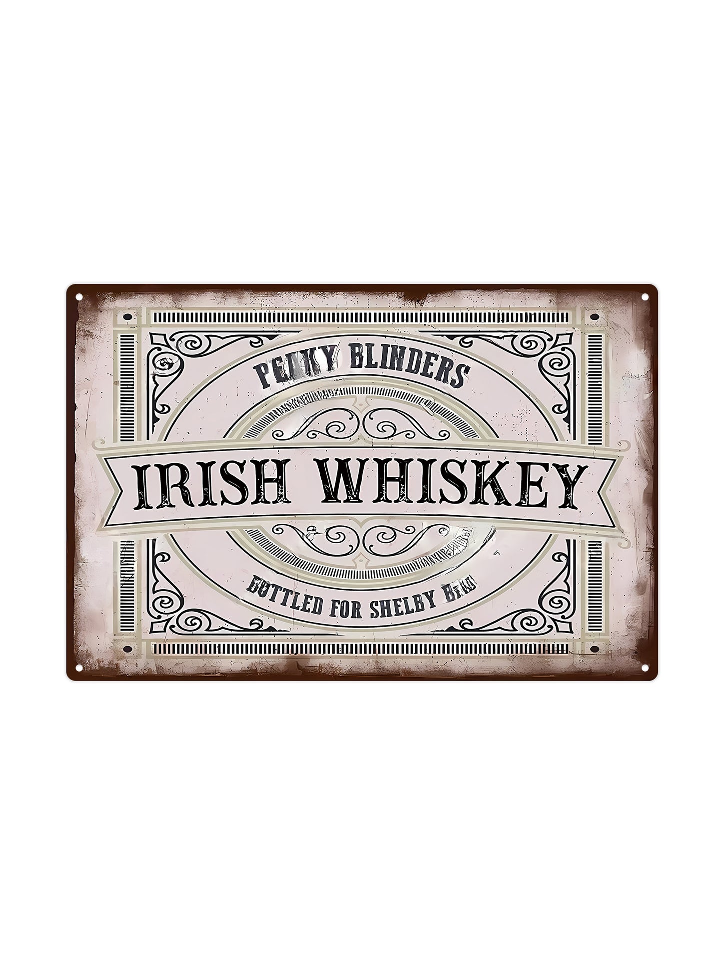 Peaky Blinders - Irish Whiskey - Metalen Wandbord