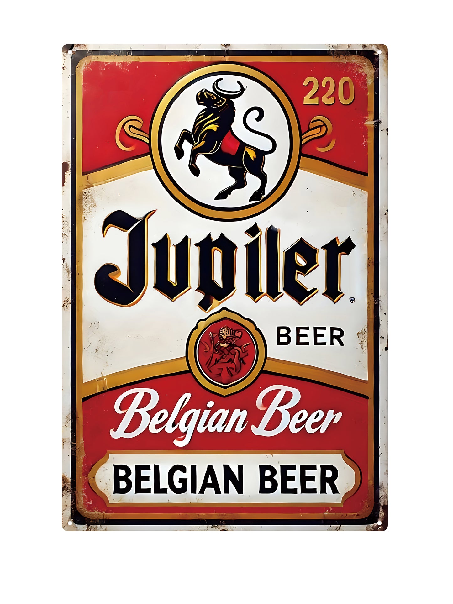 Jupiler Beer - Belgian Beer - Metal Wall Sign 