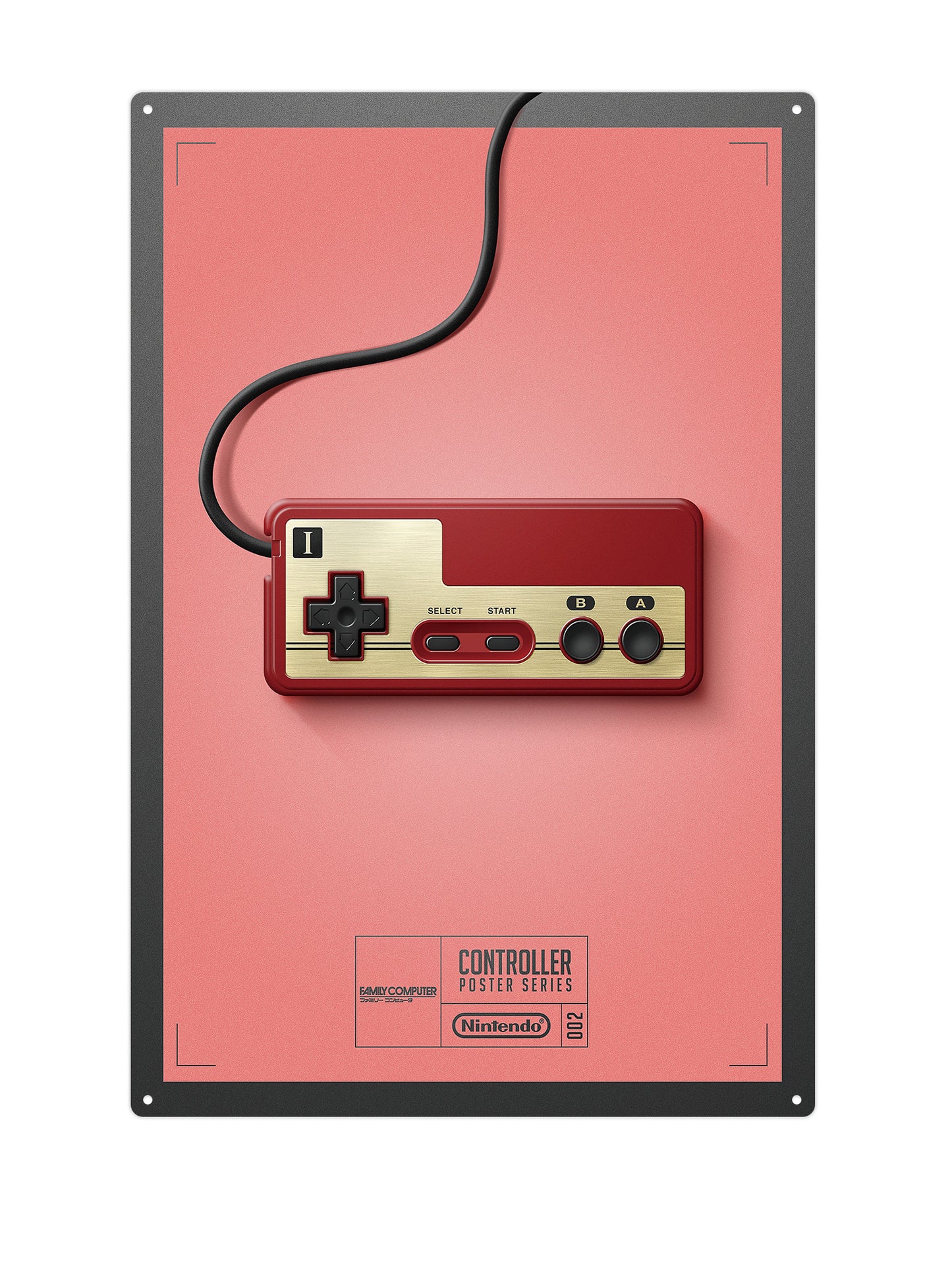 Nintendo Controller - Metalen wandbord