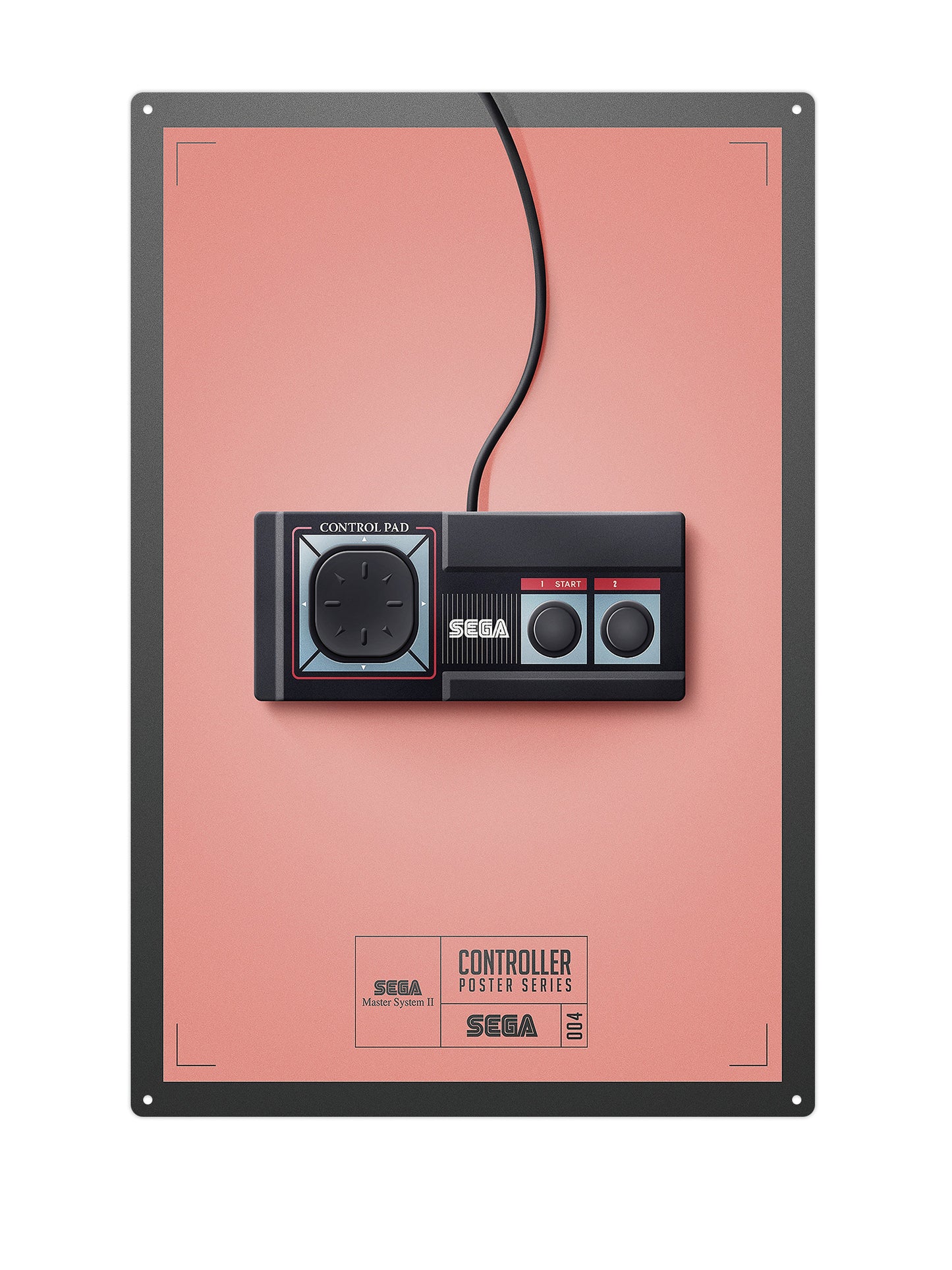 SEGA Controller - Metalen wandbord