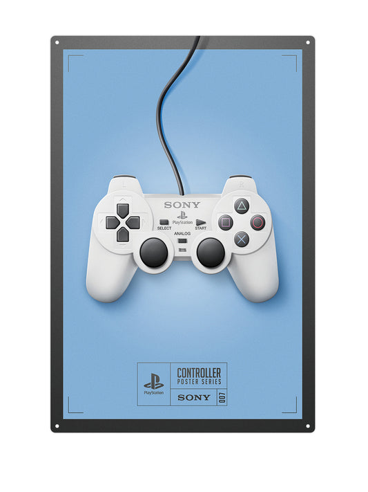 Sony Controller - Metalen wandbord