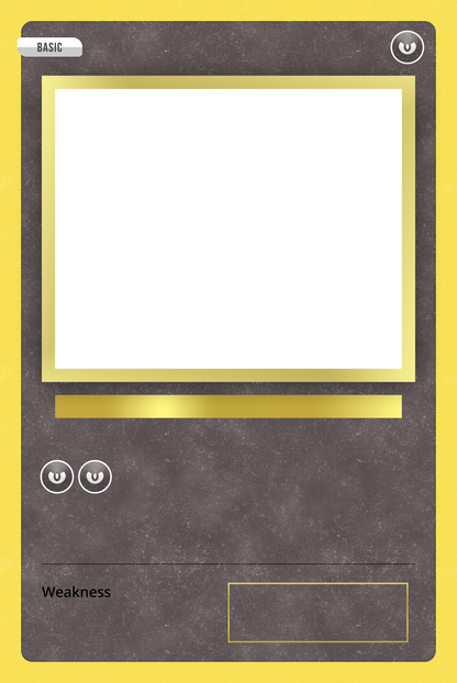 Pokemon Karte - Mit eigenem Text &amp; Foto - Metall Wandschild