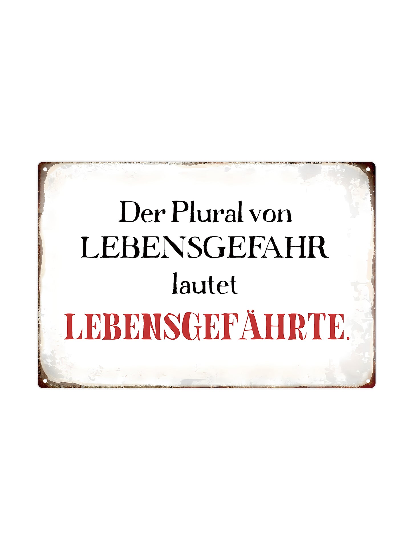 Der Plural von LEVENSGEFAHR lautet LEBENSGEFÄHRTE