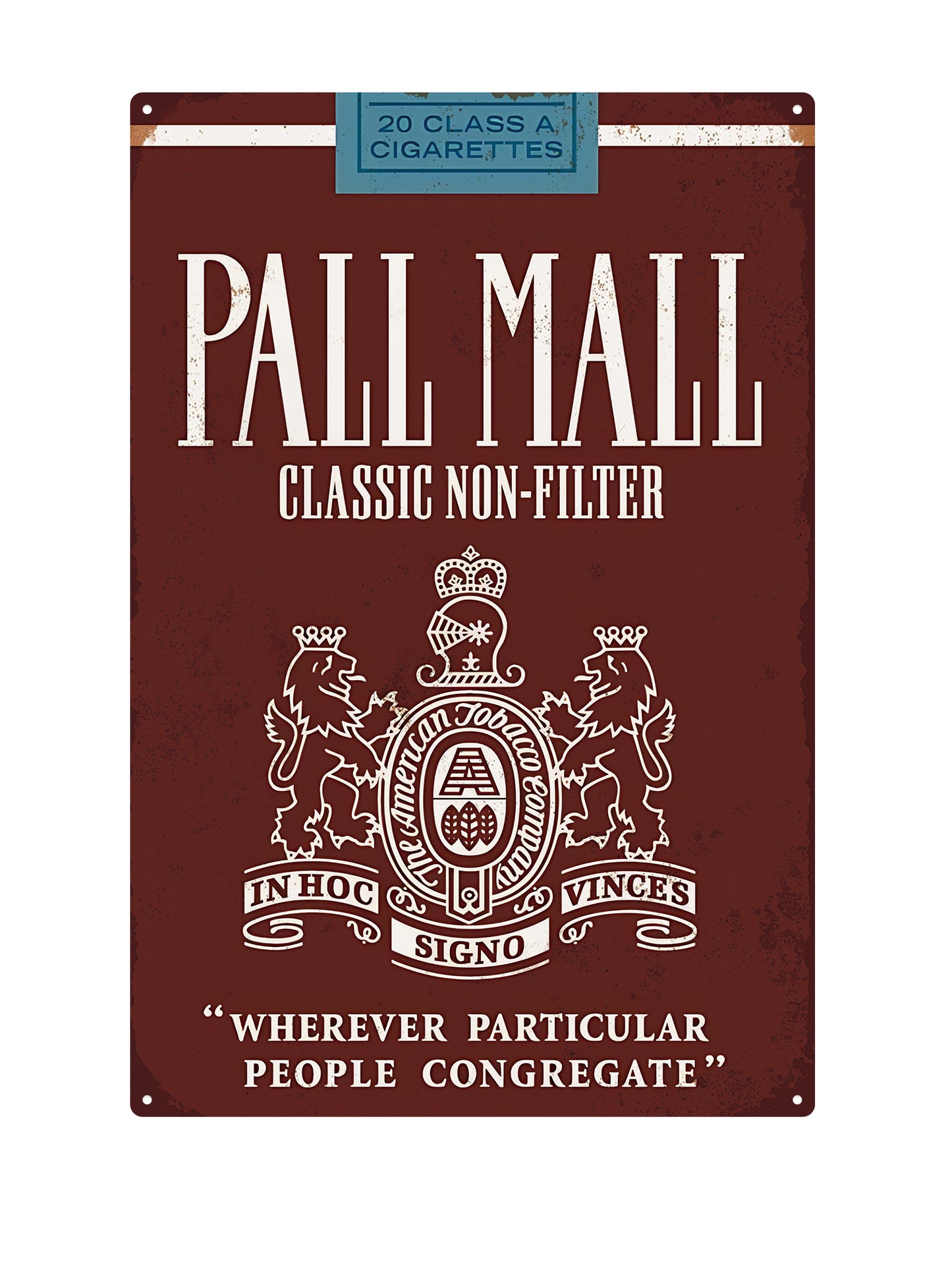 Pall Mall - Metalen Wandbord