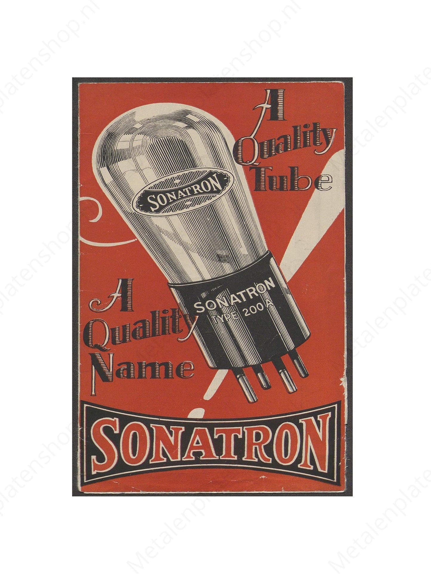 Metal Wall Sign - Seeburg Automatic Phonograph 