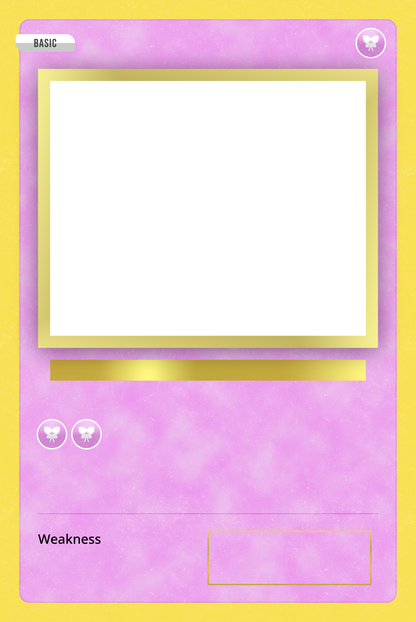 Pokemon Karte - Mit eigenem Text &amp; Foto - Metall Wandschild