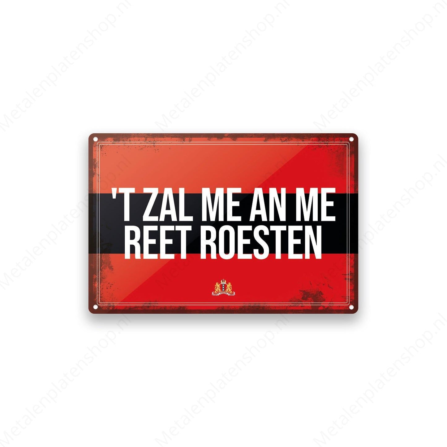 Metal Wall Sign - FC Utrecht - Haller 91 Shirt