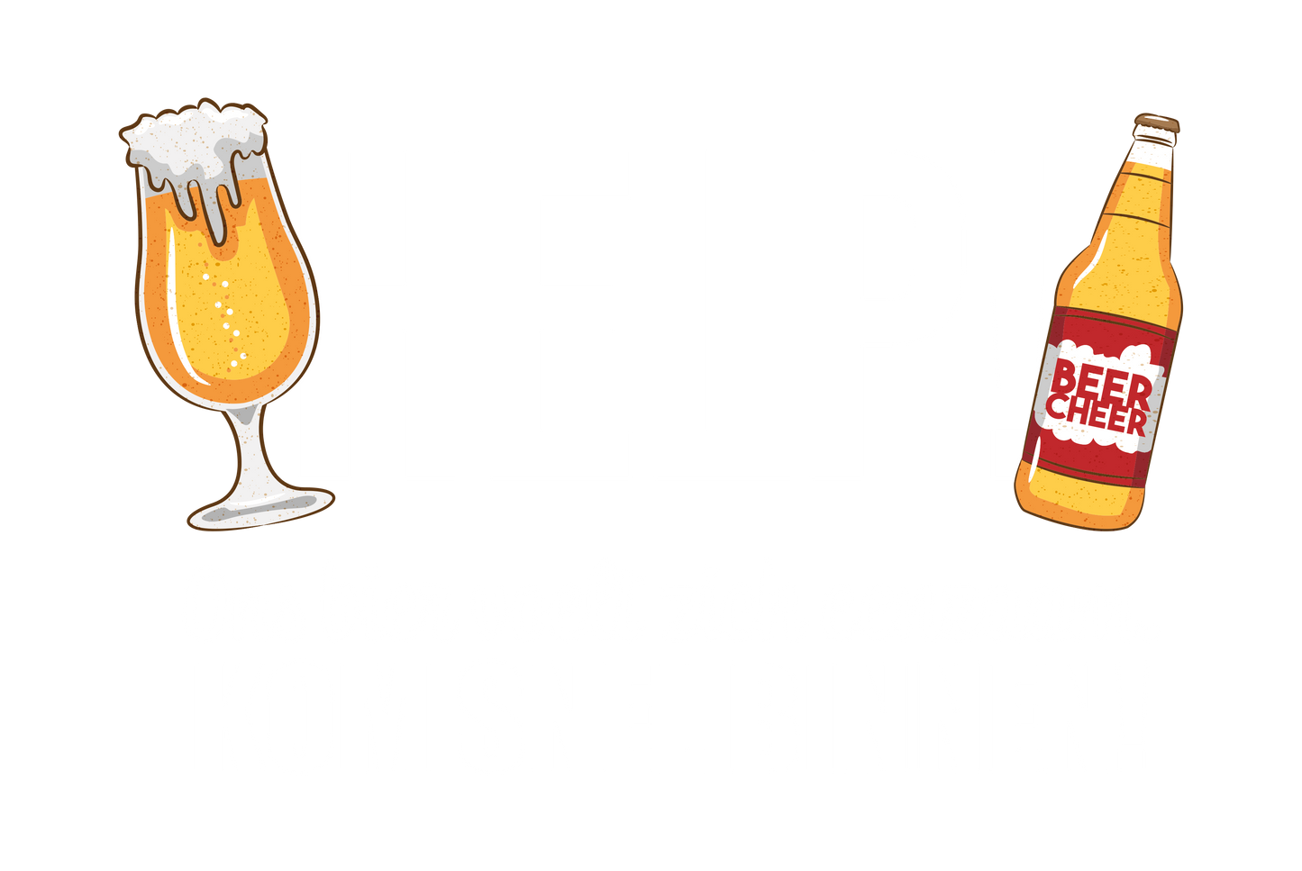 Help! Ons bier voelt zicht eenzaam - Metalen wandbord