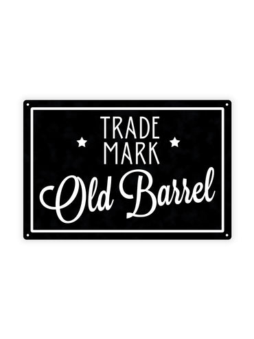 Trade mark old barrel - Cafe bord