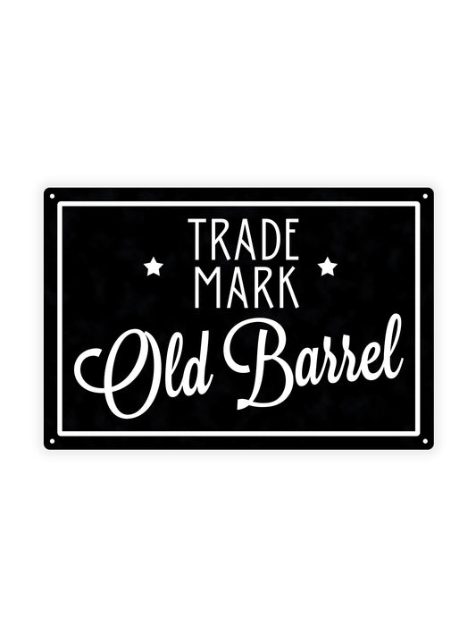 Trade mark old barrel - Cafe bord