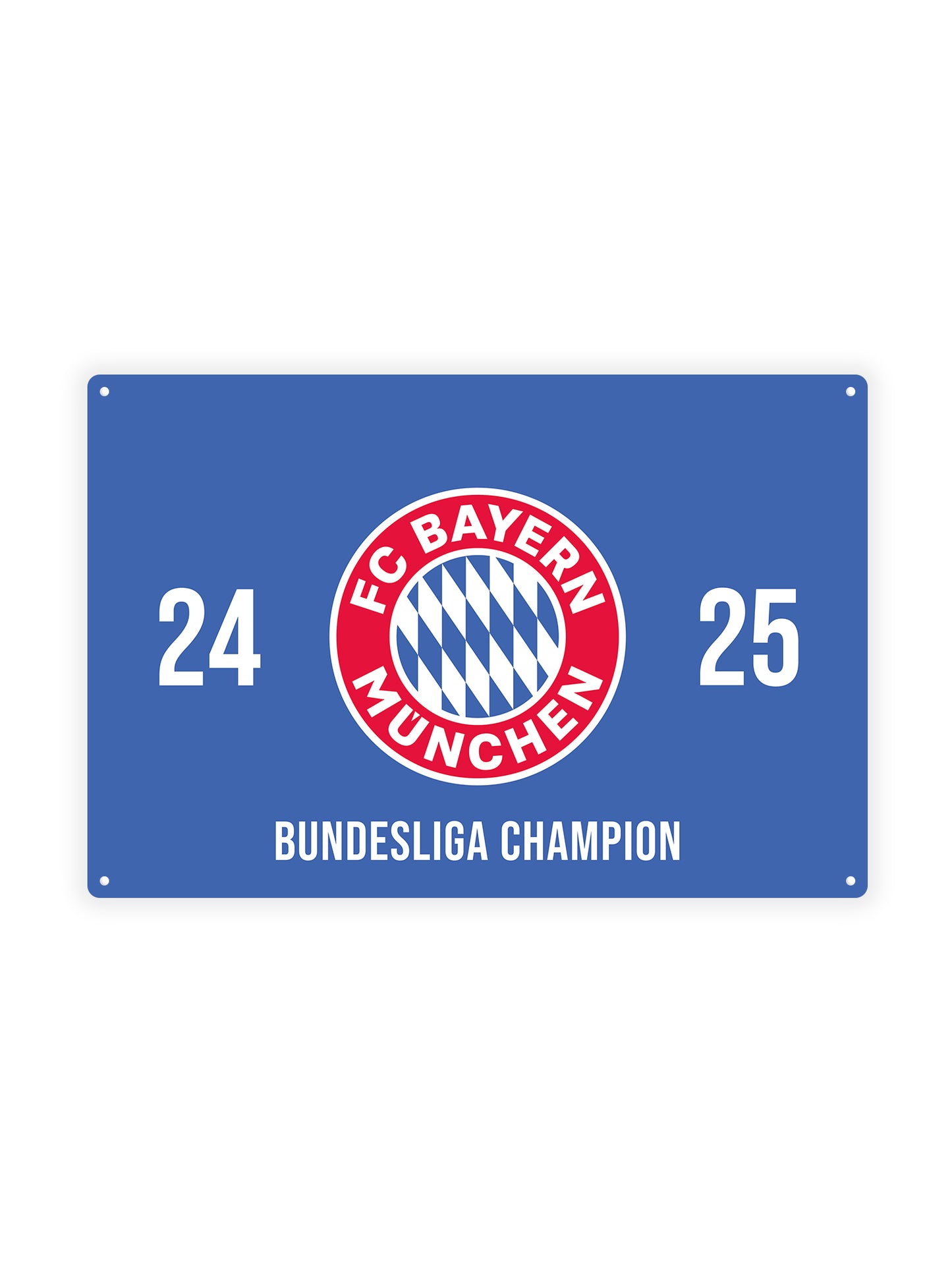 24/25 FC Bayern München - Metalen Wandbord