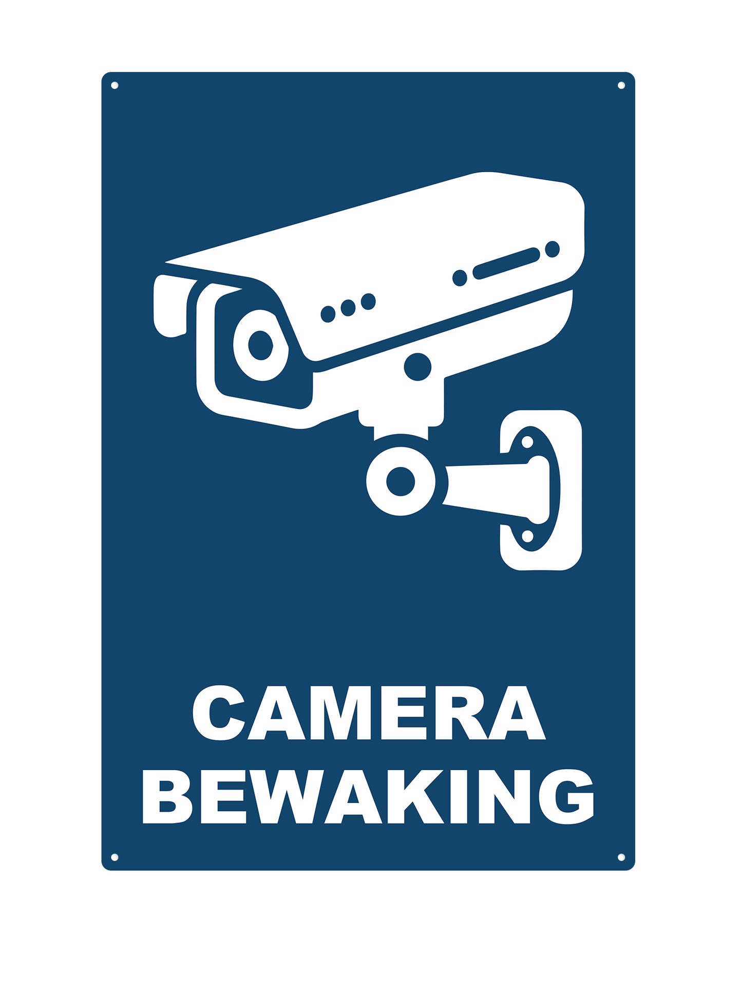 Camera Bewaking #2 - Metalen Wandbord