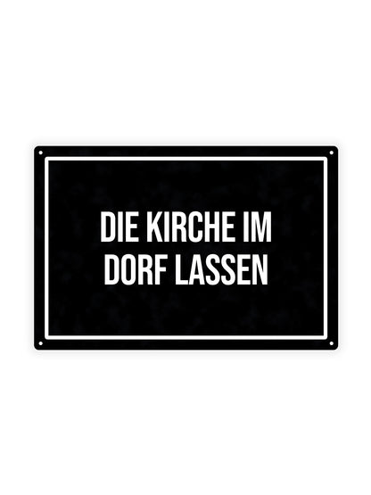 Die Kirche Im Dorf Lassen