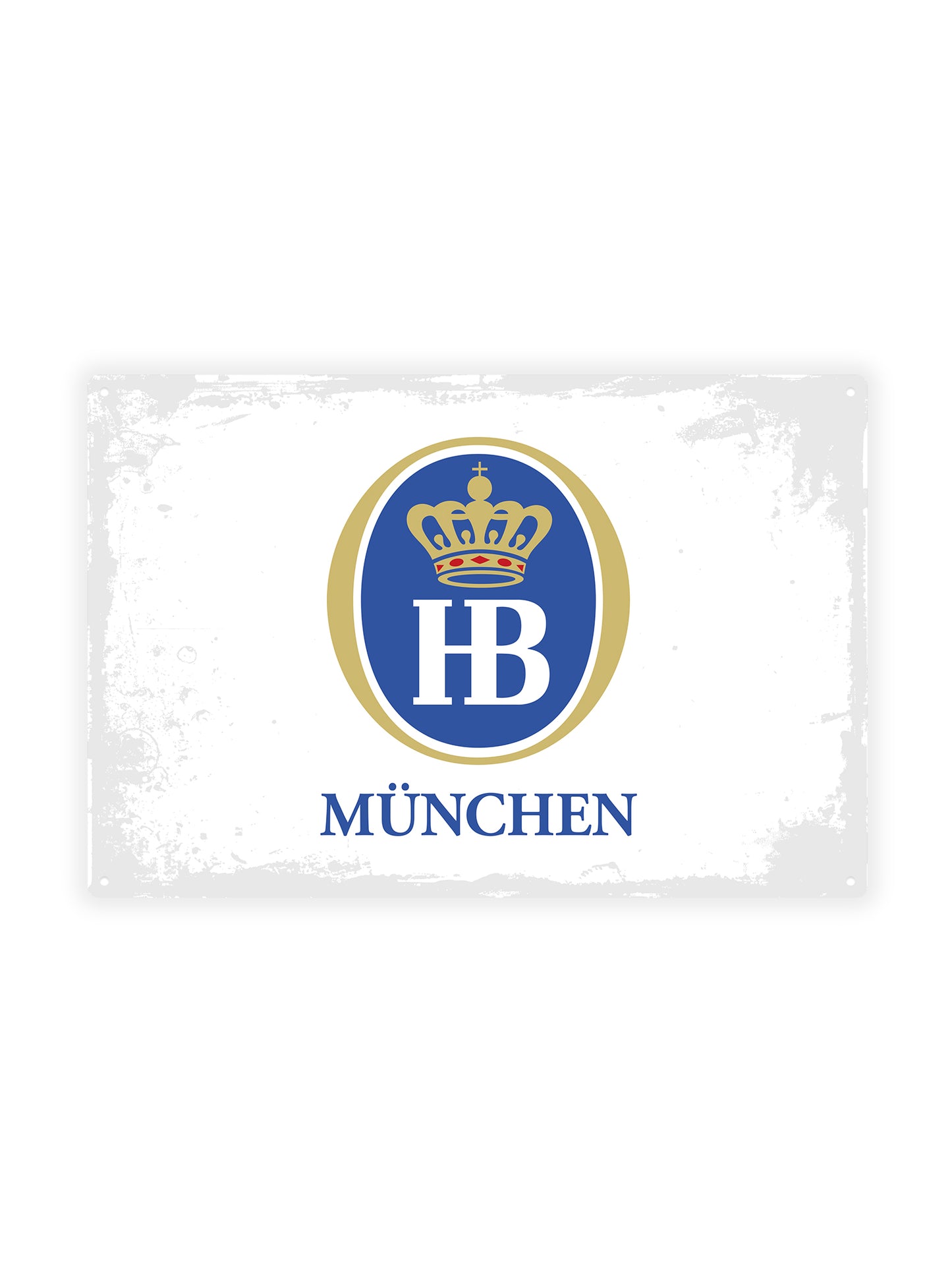 HB München - Metalen Wandbord