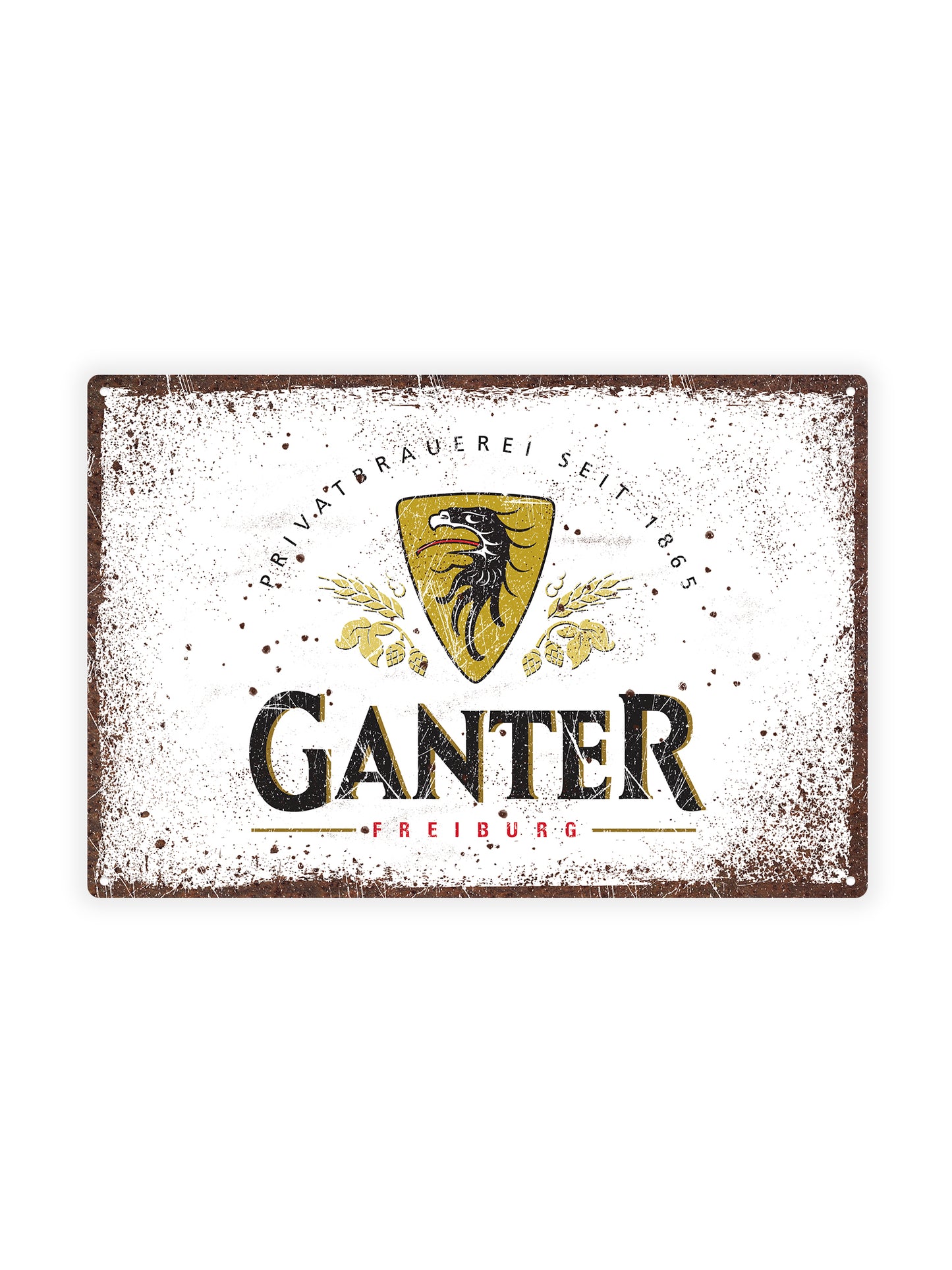 Ganter - Metalen Wandbord