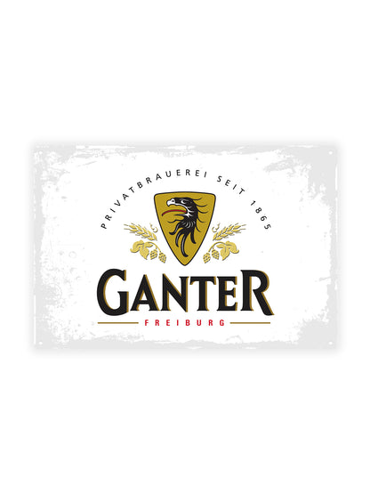 Ganter - Metalen Wandbord