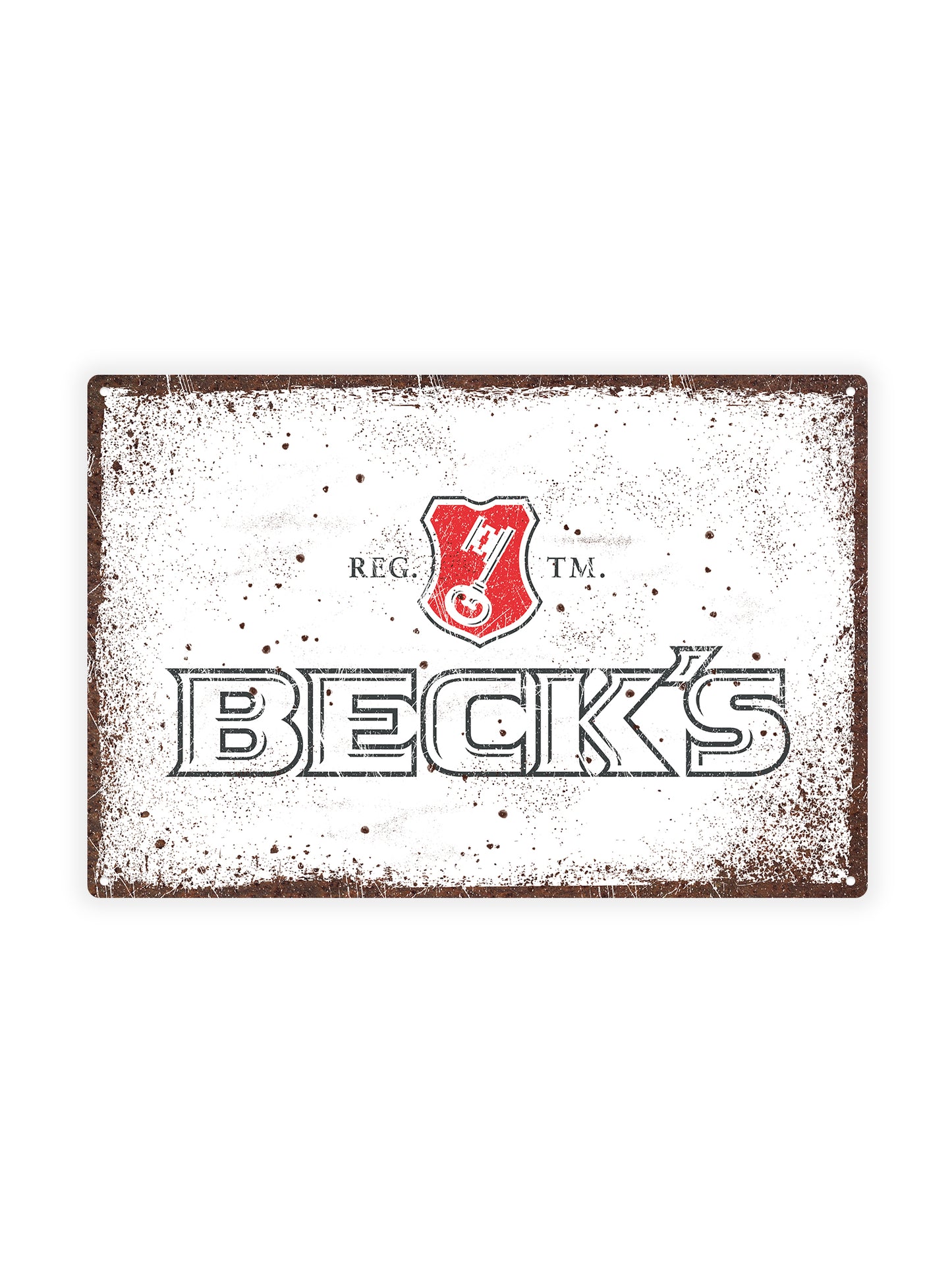 Becks - Metalen Wandbord