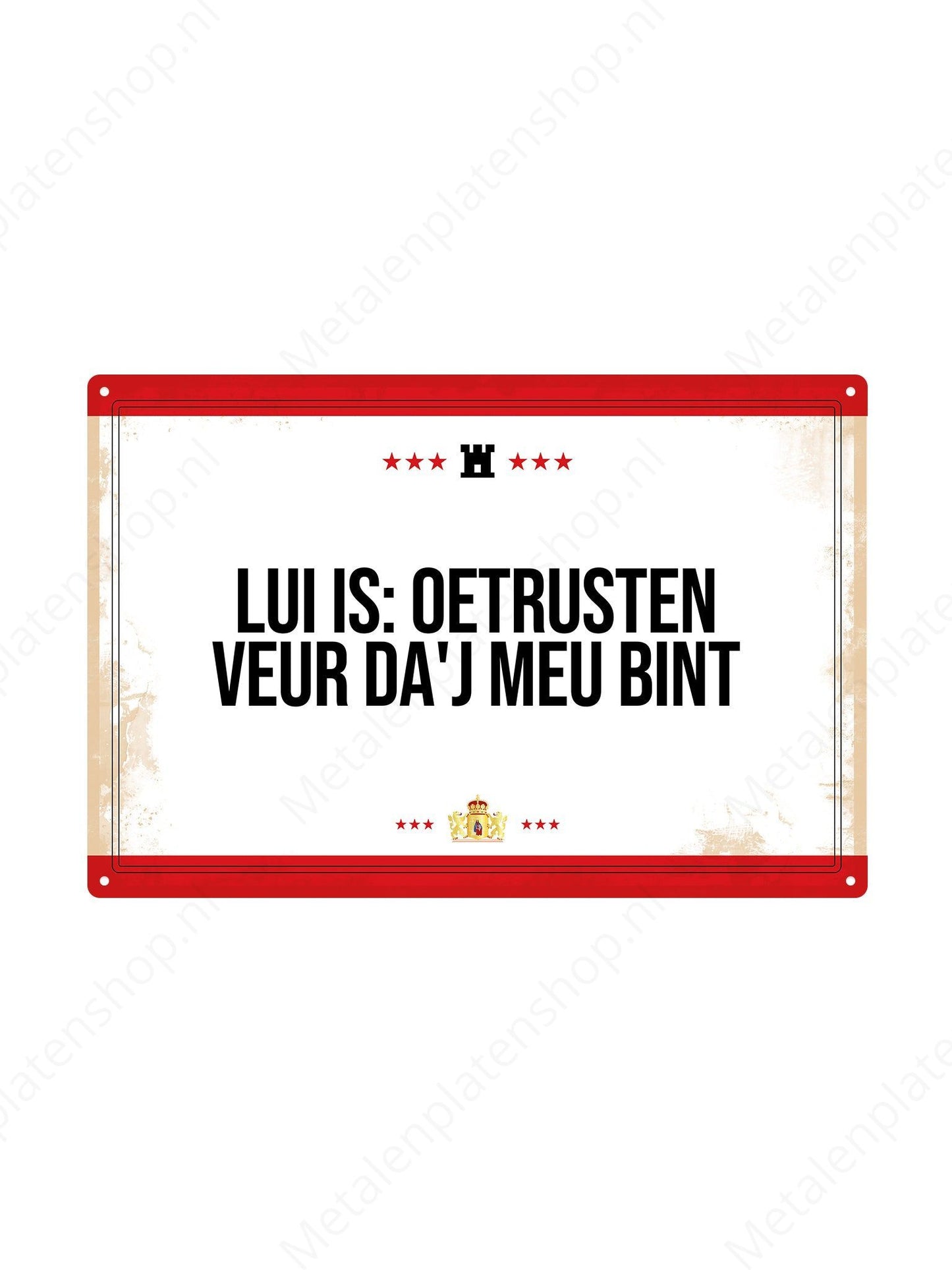 Metal Wall Sign - FC Utrecht - Haller 91 Shirt