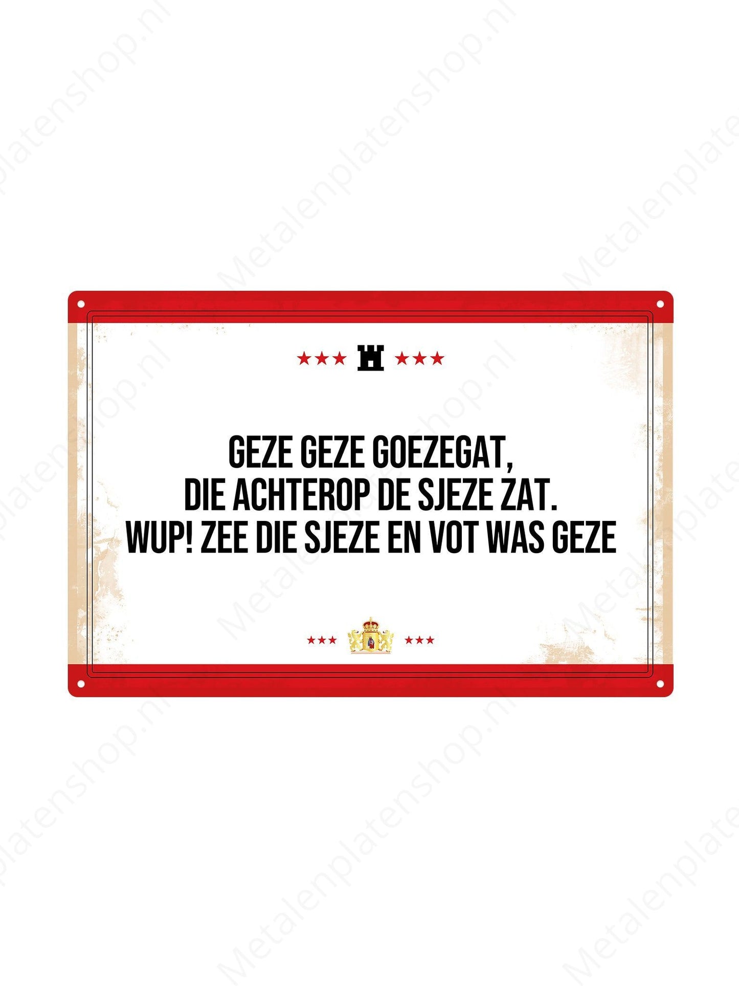 Metal Wall Sign - FC Utrecht - Haller 91 Shirt