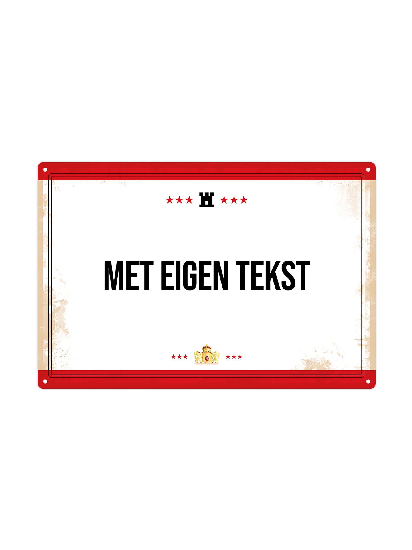 Drents Bord met eigen tekst