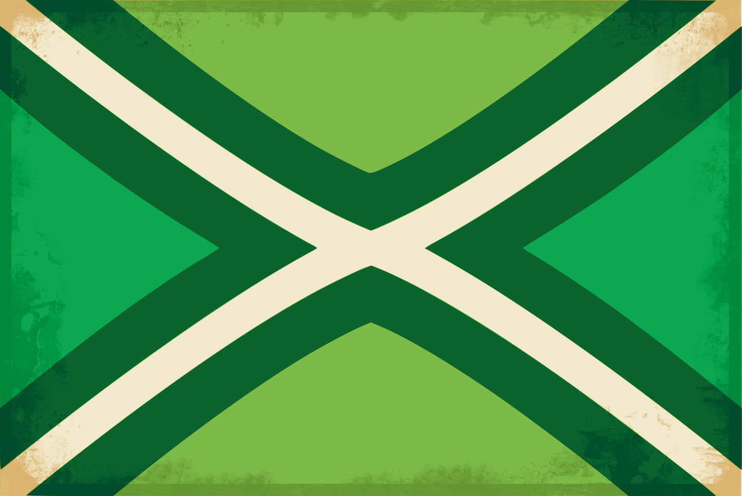 Achterhoek Flag with your own text - Metal Wall Sign
