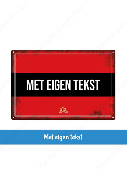 Amsterdam Sign with your own text - Metal Wall Sign