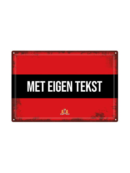 Amsterdams Bord met eigen tekst