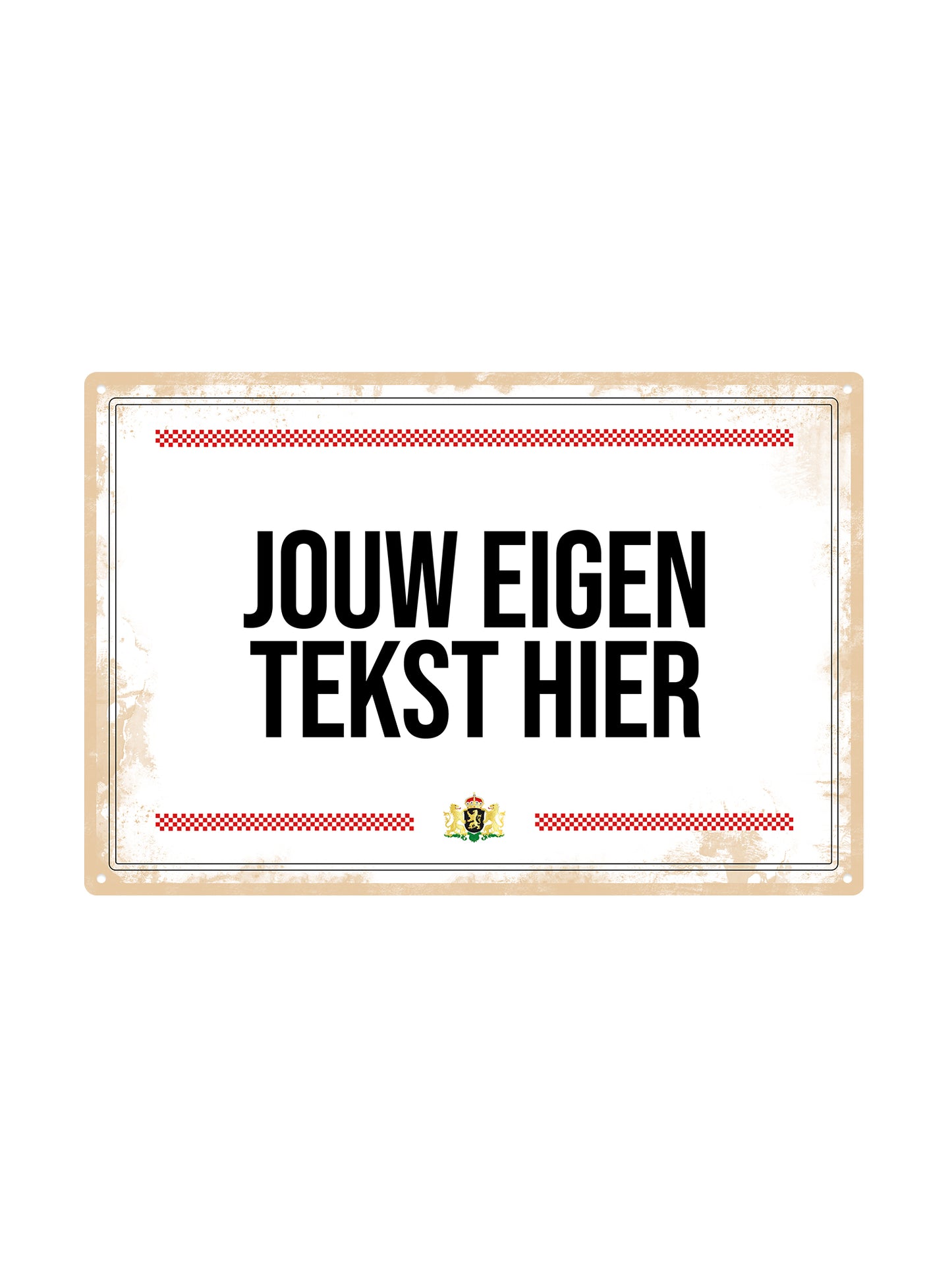Brabants Bord met eigen tekst