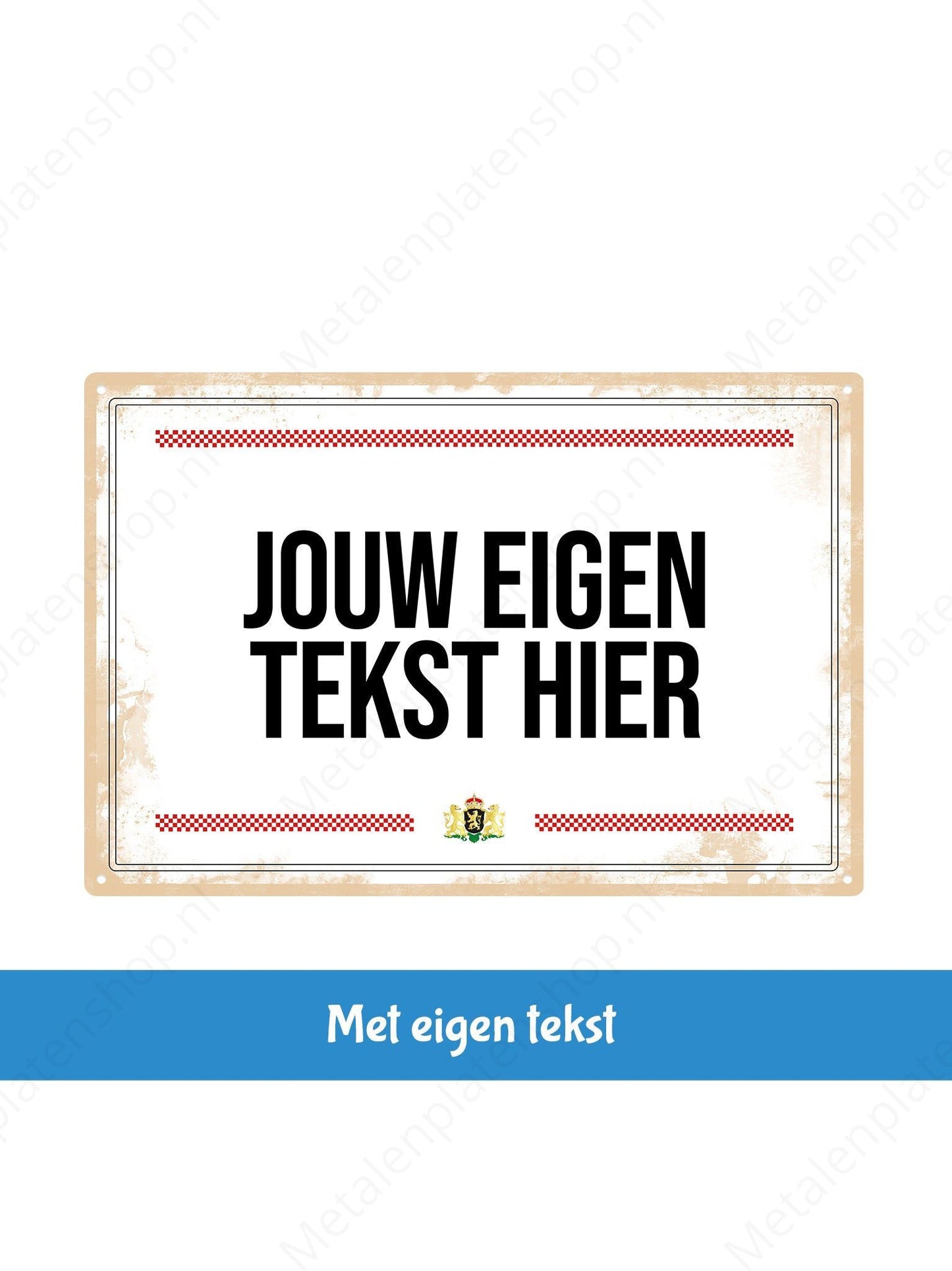 Metal Wall Sign - FC Utrecht - Haller 91 Shirt
