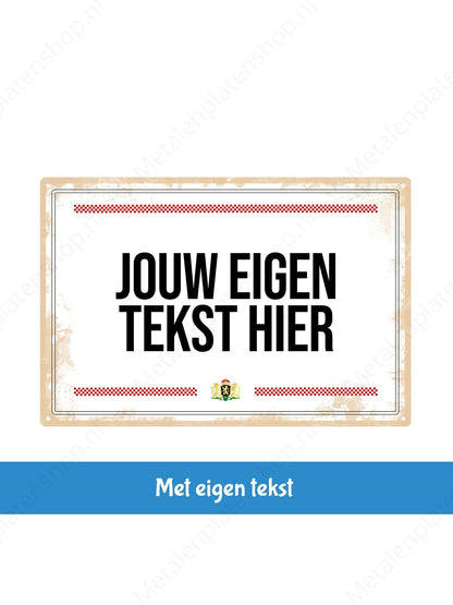 Metal Wall Sign - FC Utrecht - Haller 91 Shirt