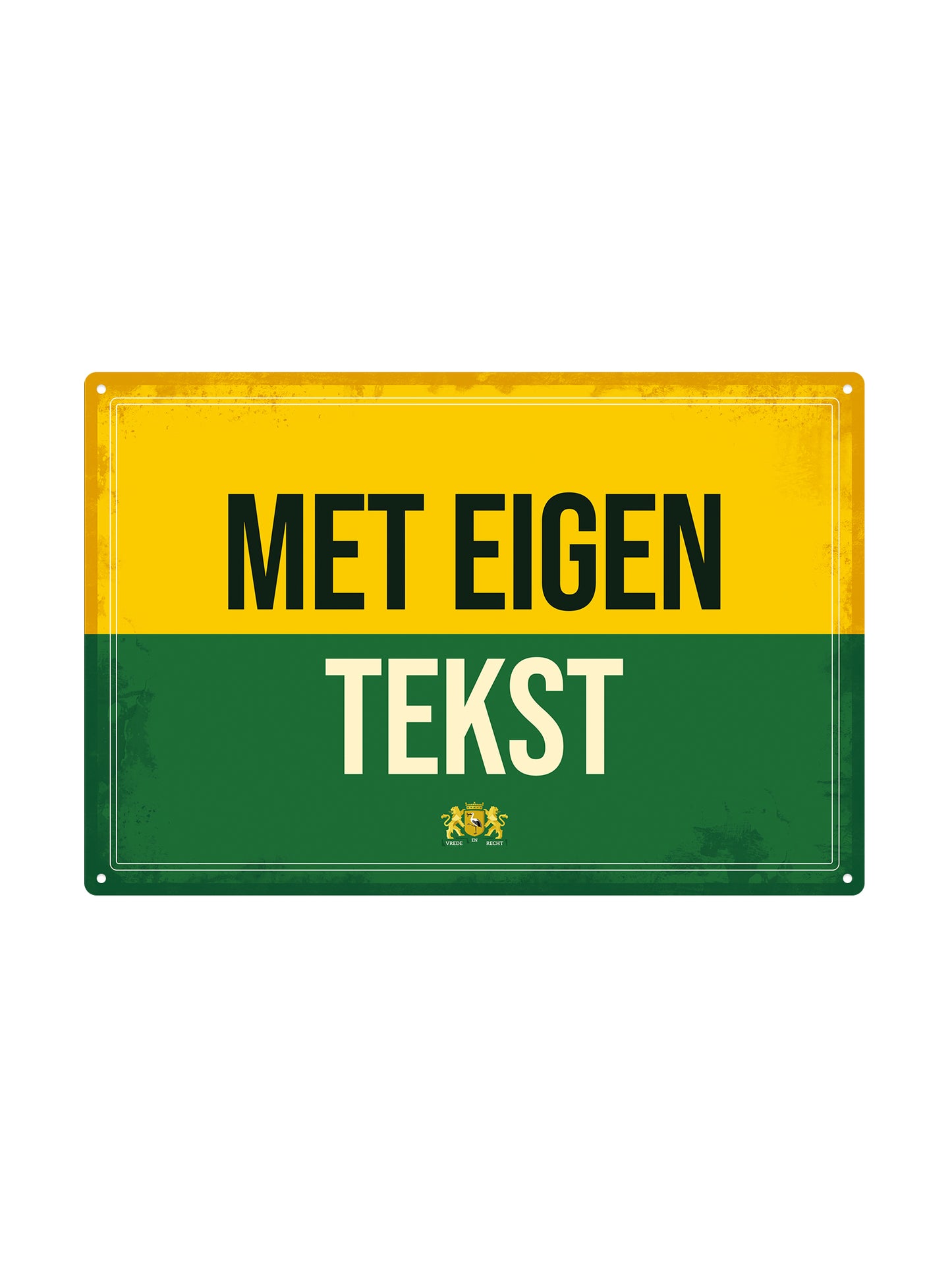 Haags Bord met eigen tekst - Den Haag