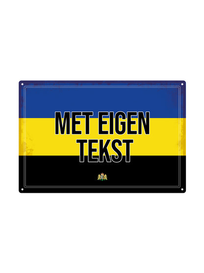 Gelderlands Bord met eigen tekst