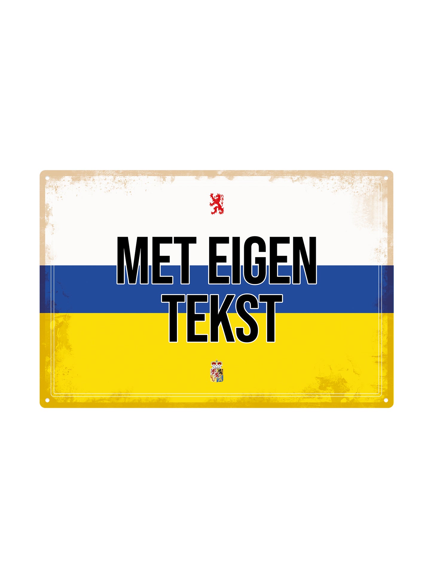 Limburgs Bord met eigen tekst