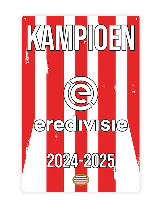 PSV-Meister 2024 – 2025 – Blechschild