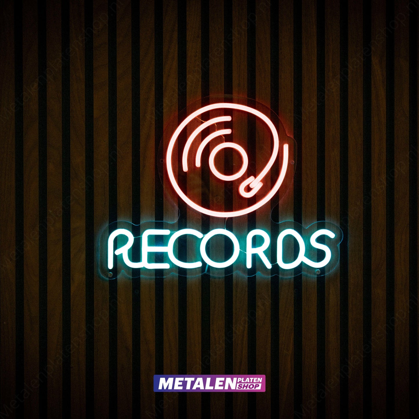 Vinyl Records - Neon Sign - LED